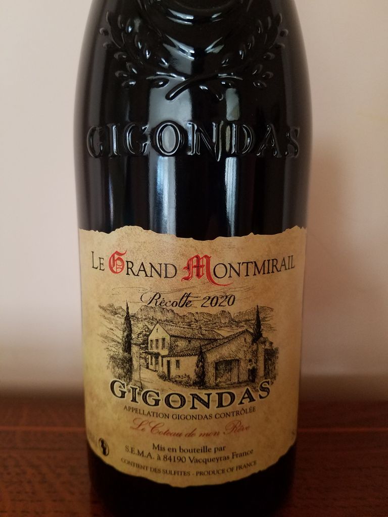 2020 Domaine du Grand Montmirail Gigondas Le Coteau de mon Rêve France