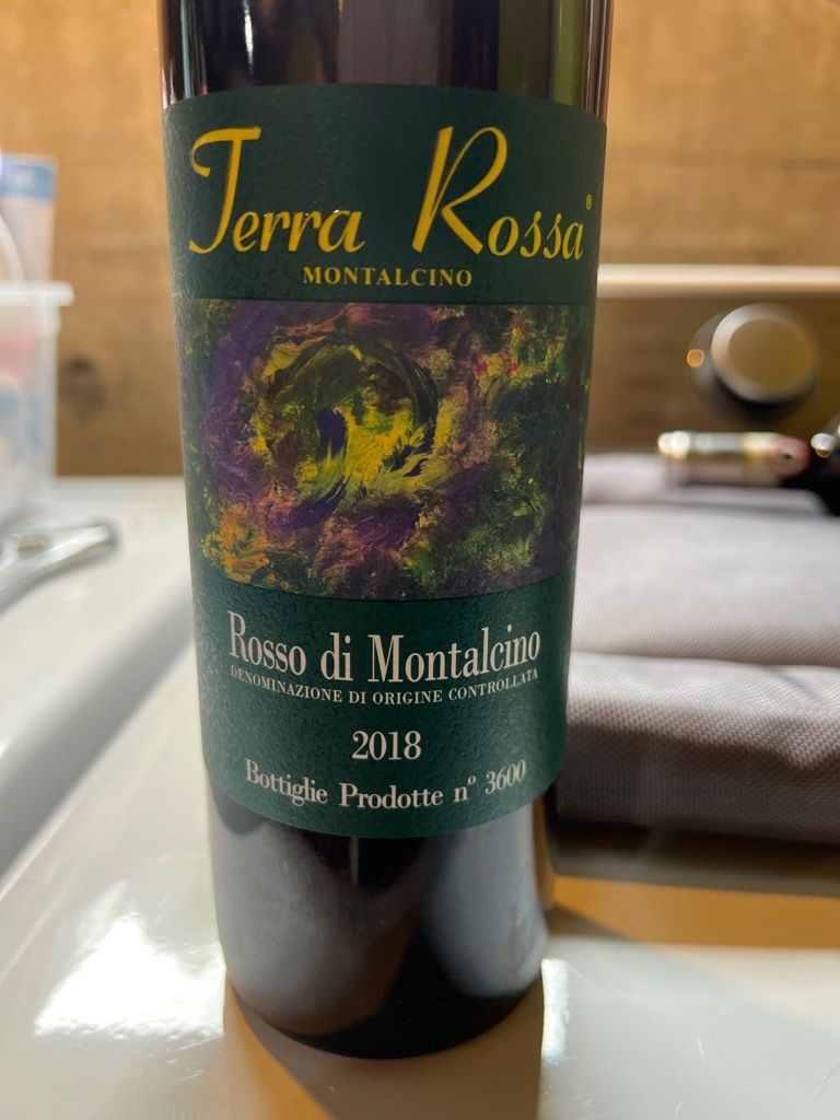 Rodolfo Cosimi Rosso Di Montalcino Terra Rossa Italy Tuscany