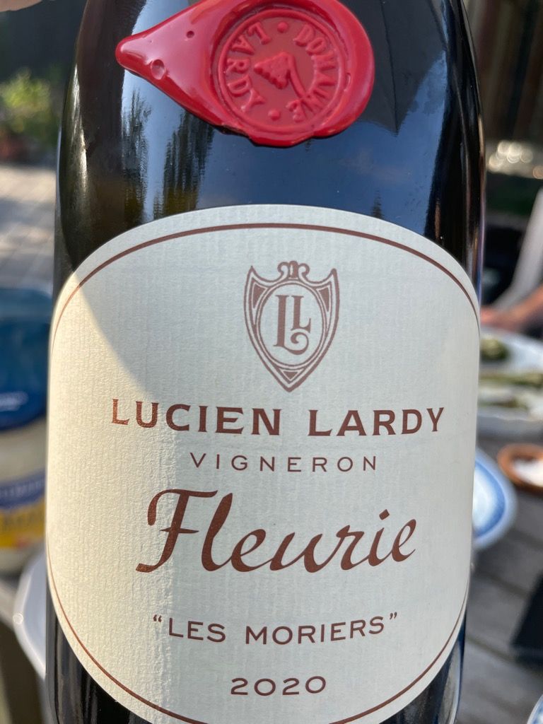 2020 Domaine Lucien Lardy Fleurie Les Moriers Vieilles Vignes De 1911