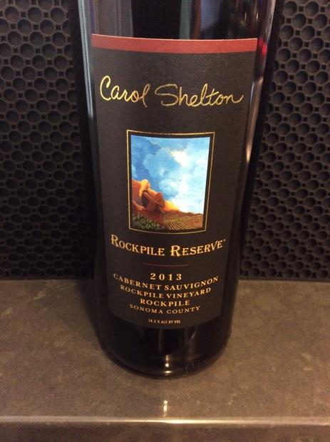 Carol Shelton Wines Cabernet Sauvignon Rockpile Reserve Rockpile