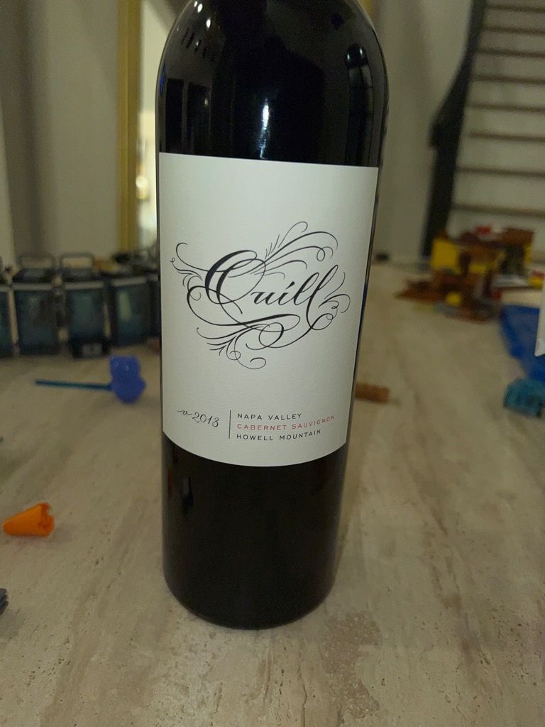 Quill Wines Cabernet Sauvignon Howell Mountain Usa California