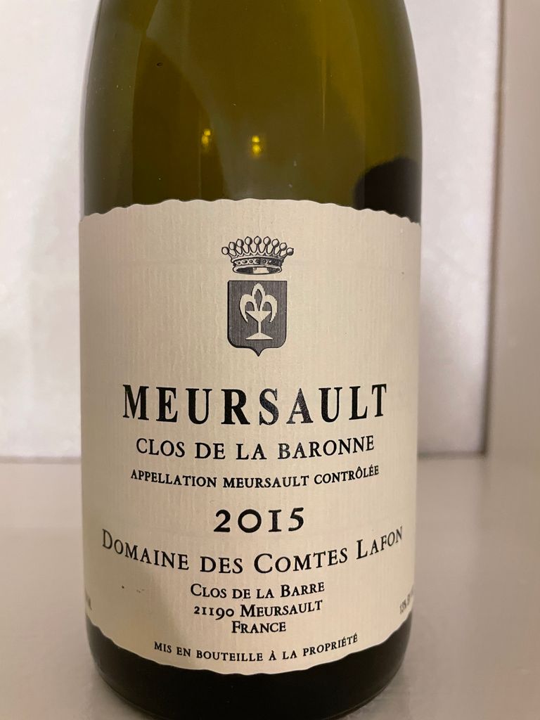 Domaine Des Comtes Lafon Meursault Clos De La Baronne France