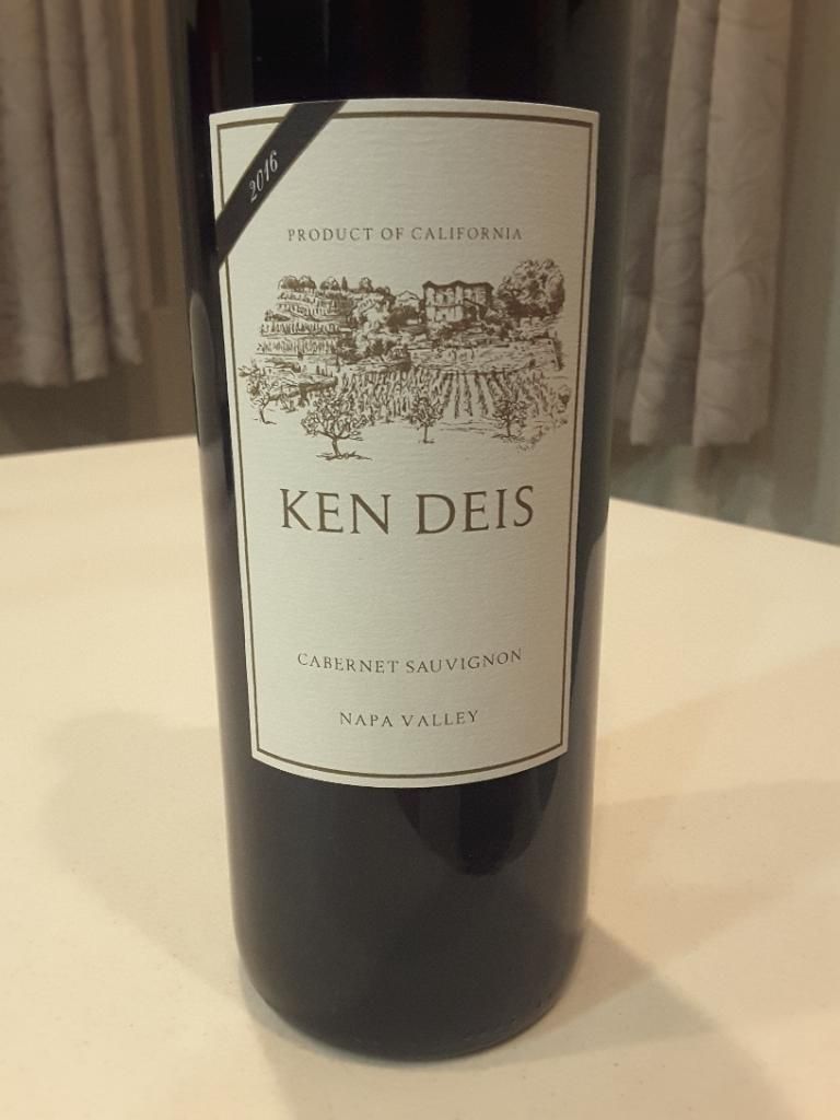 2016 Ken Deis Cabernet Sauvignon USA California Napa Valley