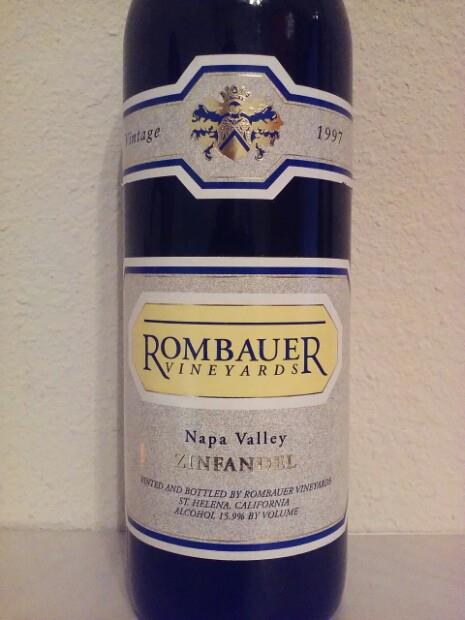 1998 Rombauer Vineyards Zinfandel Joan S Selection USA California