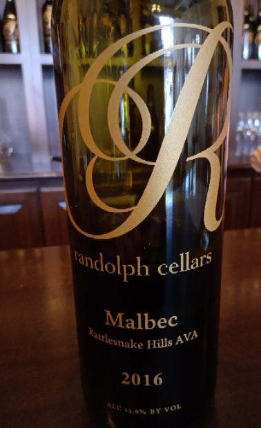 Randolph Cellars Malbec Usa Washington Columbia Valley