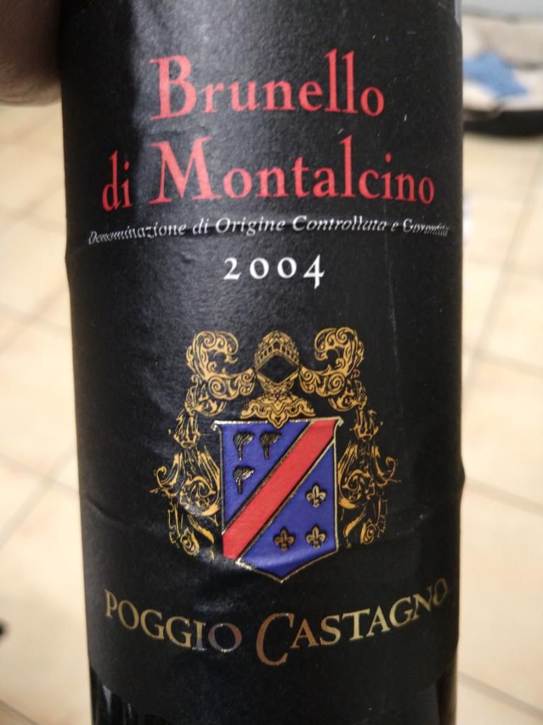 2004 Piccini Brunello Di Montalcino Poggio Castagno Italy Tuscany