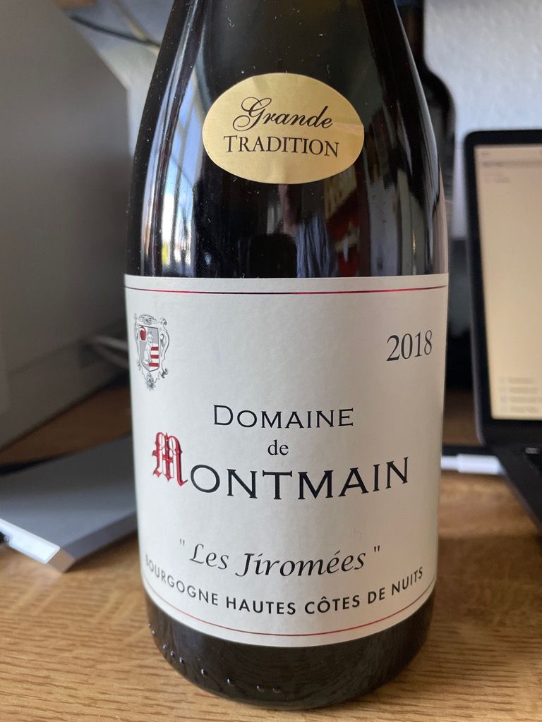 Domaine Montmain Bourgogne Hautes C Tes De Nuits Les Jirom Es