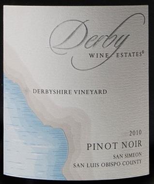 Derby Wine Estates Pinot Noir Derbyshire Vineyard Usa California