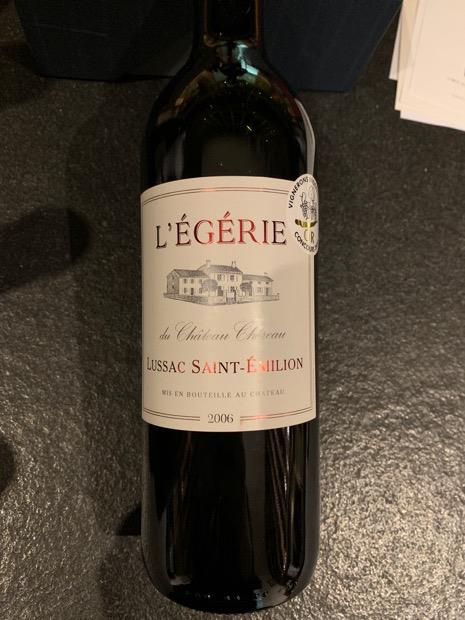 2006 L égérie du Château Chéreau France Bordeaux Libournais Lussac