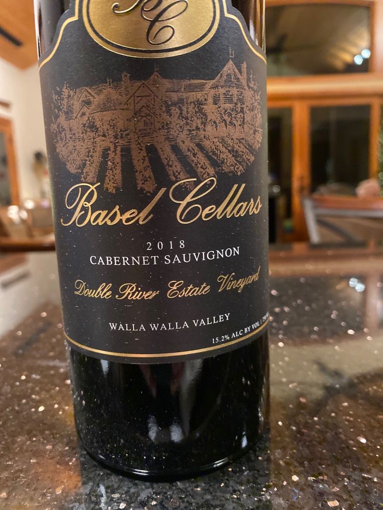 2018 Basel Cellars Cabernet Sauvignon Double River Vineyard USA