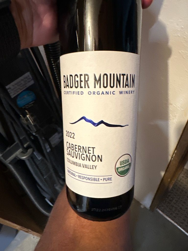 Badger Mountain Cabernet Sauvignon Organic Usa Washington