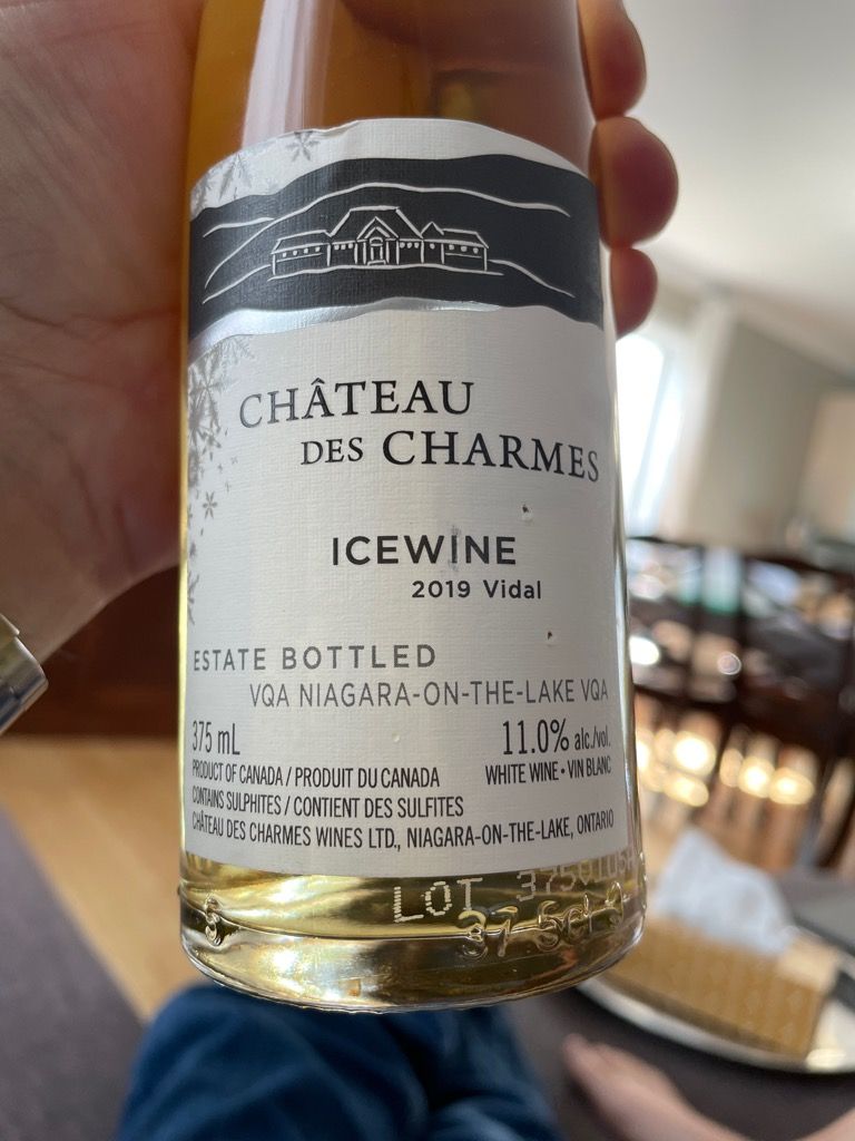 Ch Teau Des Charmes Vidal Icewine Canada Ontario Niagara