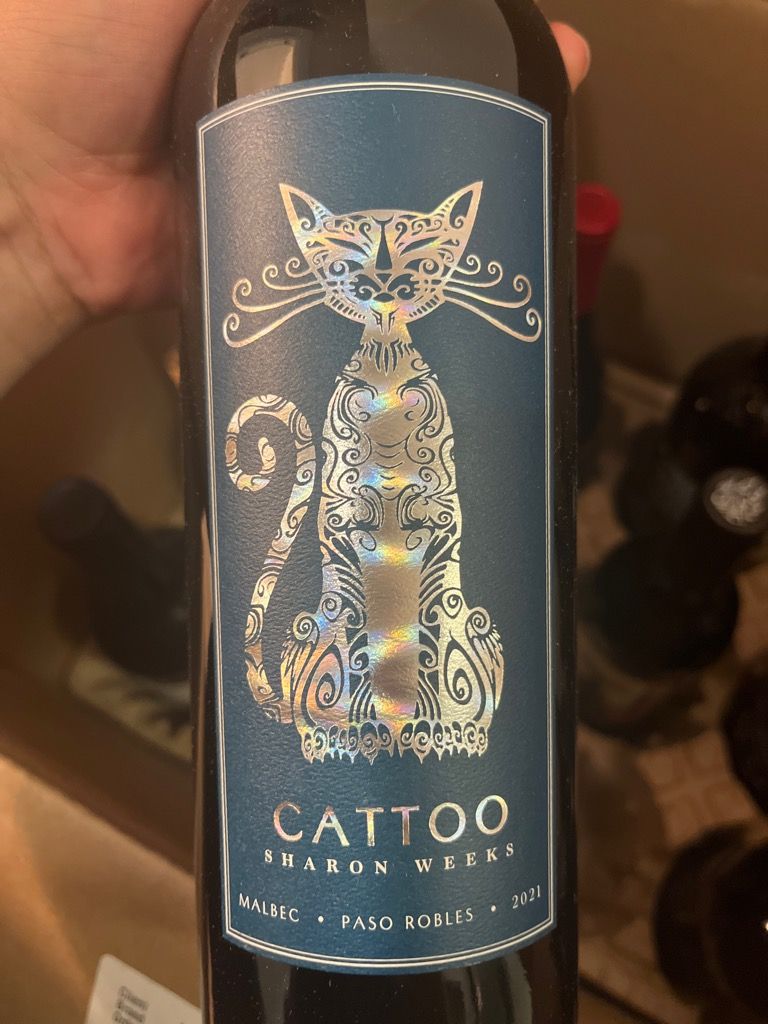 Sharon Weeks Malbec Cattoo Paso Robles Usa California Central