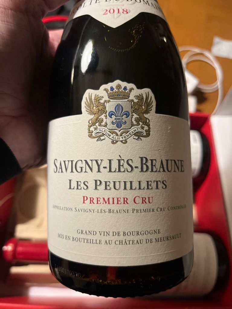 2018 Domaine du Chateau de Meursault Savigny lès Beaune 1er Cru Les