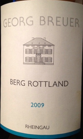 2010 Georg Breuer Rüdesheimer Berg Rottland Riesling Germany Rheingau