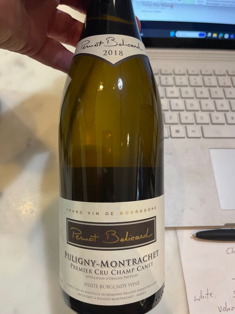 Domaine Pernot B Licard Puligny Montrachet Er Cru Les Perri Res