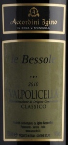 2011 Igino Accordini Valpolicella Classico Superiore Le Bessole Italy