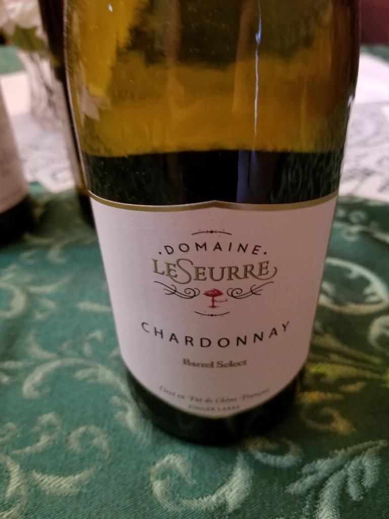 2020 Domaine LeSeurre Chardonnay Barrel Select USA New York Finger