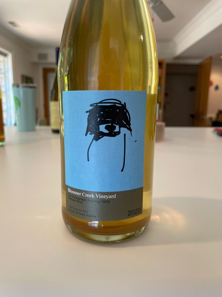 Bloomer Creek Vineyard Riesling Skin Fermented P Tillant Usa New