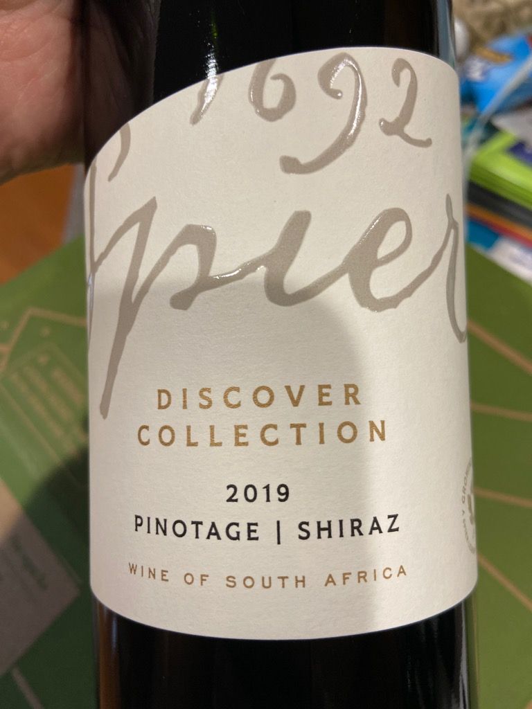 2019 Spier Discover Pinotage Shiraz South Africa Western Cape