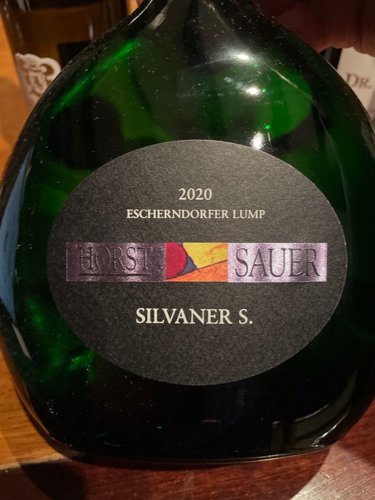 2020 Horst Sauer Escherndorfer Lump Silvaner S Trocken Germany