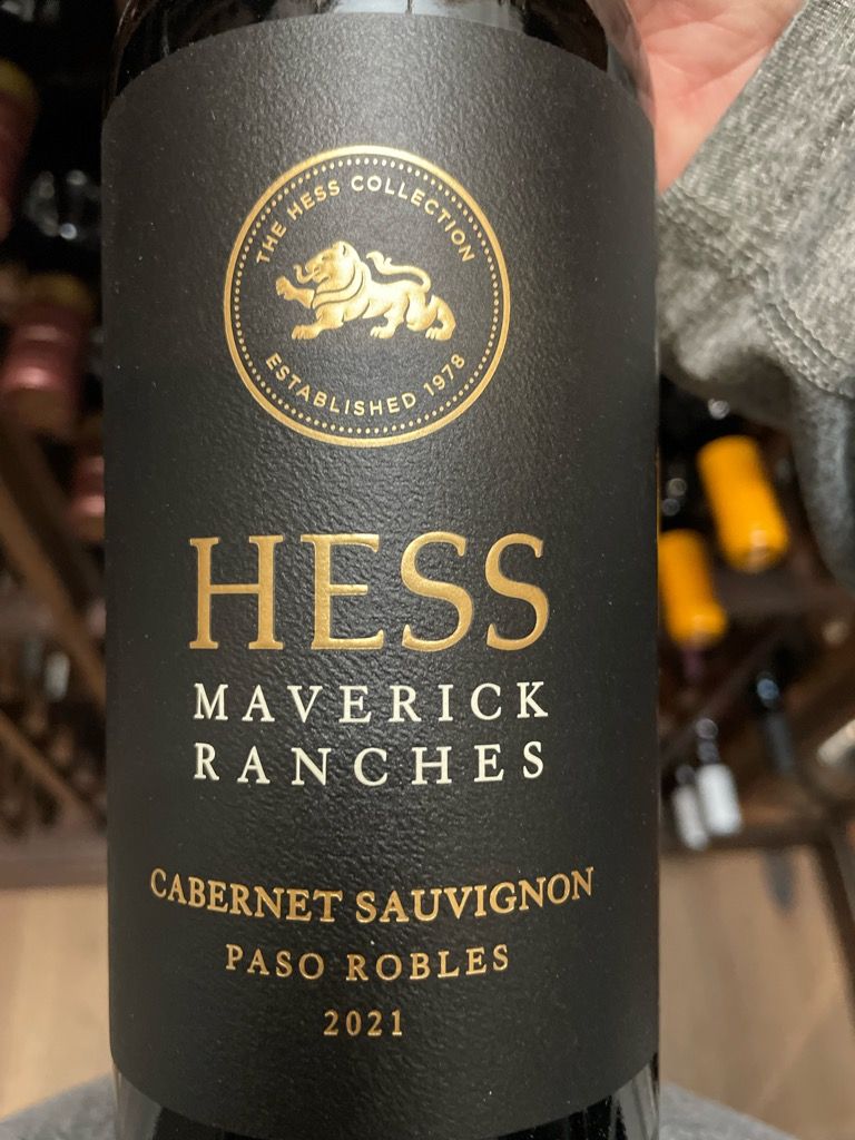 The Hess Collection Cabernet Sauvignon Mvrk Maverick Ranches Usa