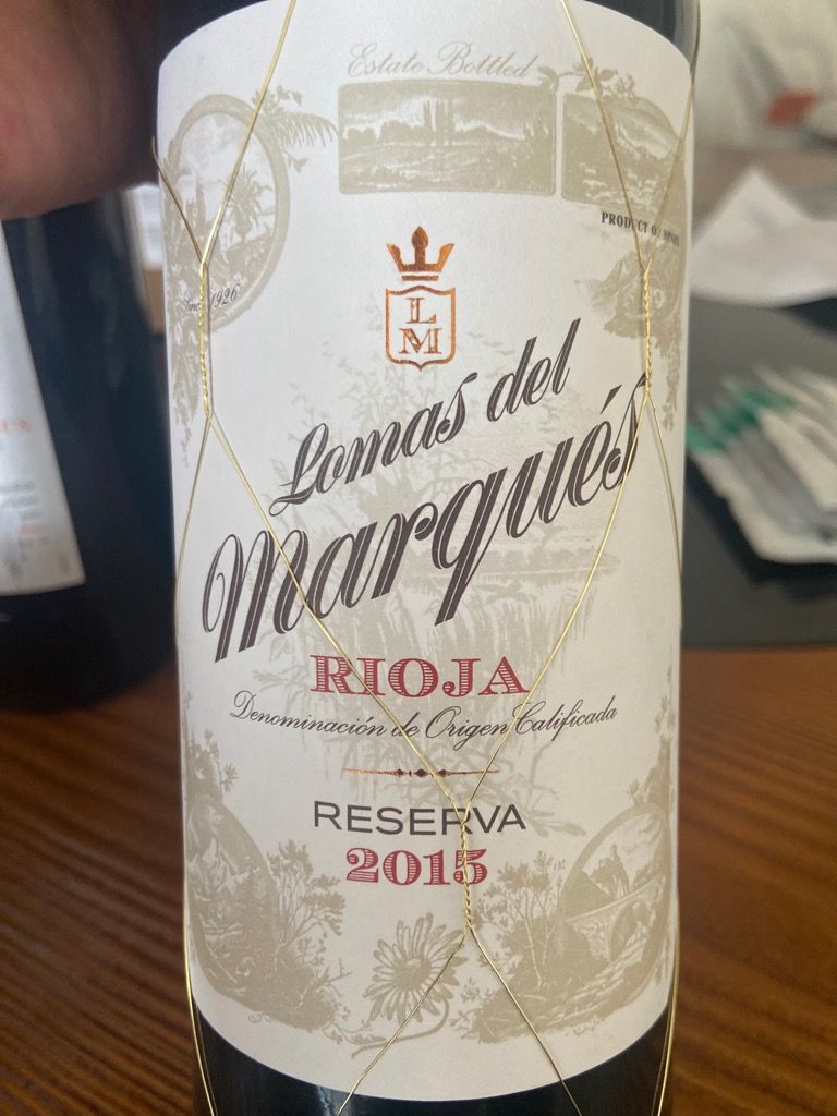 Lomas Del Marqu S Rioja Reserva Spain La Rioja Rioja