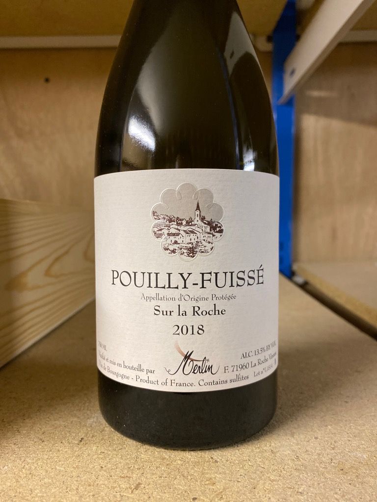 2018 Olivier Merlin Pouilly Fuissé Sur la Roche France Burgundy