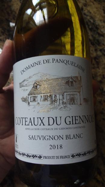 Domaine De Panquelaine Coteaux Du Giennois Blanc France Loire