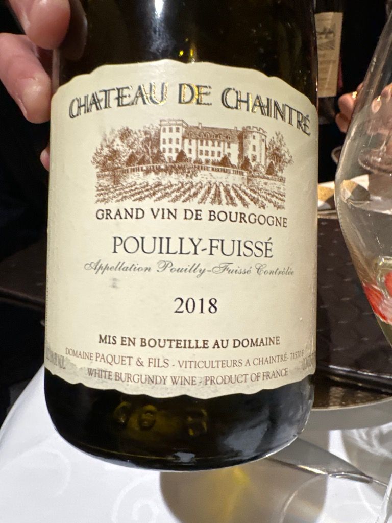 Jean Paul Paquet Pouilly Fuiss Ch Teau De Chaintr France