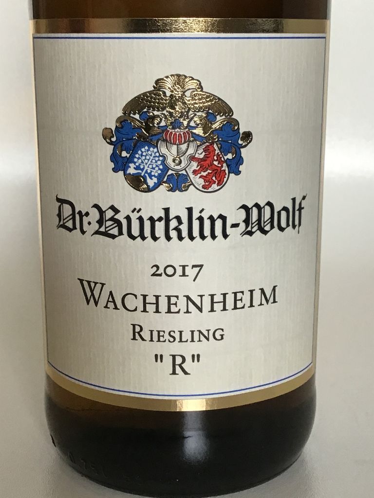 Dr B Rklin Wolf Wachenheim Riesling R Late Release Germany