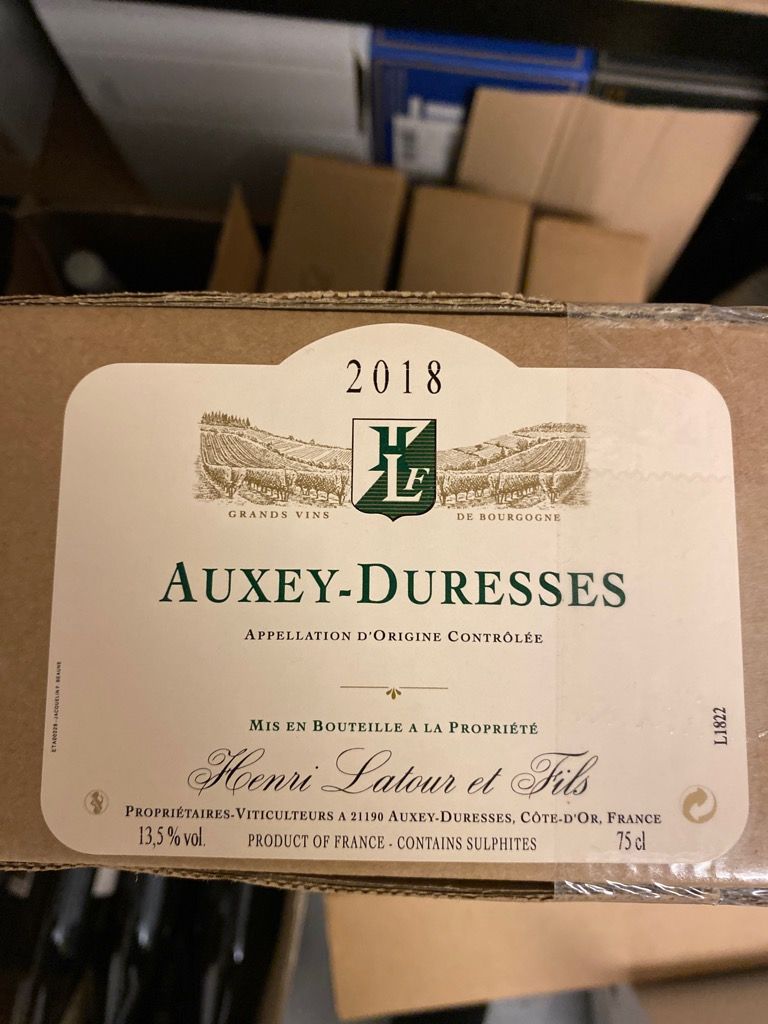 Henri Latour Auxey Duresses Blanc France Burgundy C Te De