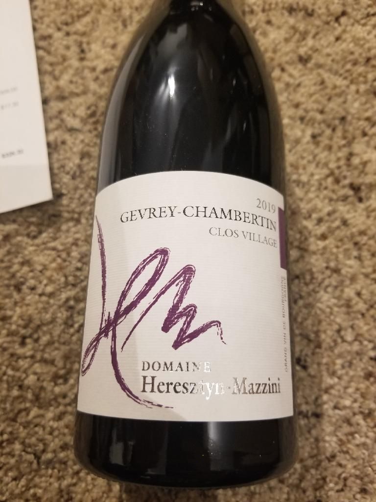 2019 Domaine Heresztyn Heresztyn Mazzini Gevrey Chambertin Les Jouises