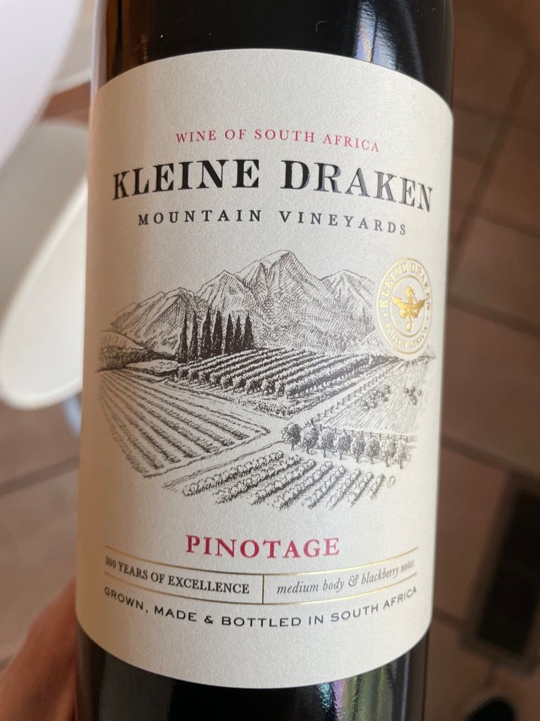 Kleine Draken Pinotage South Africa Coastal Region Paarl