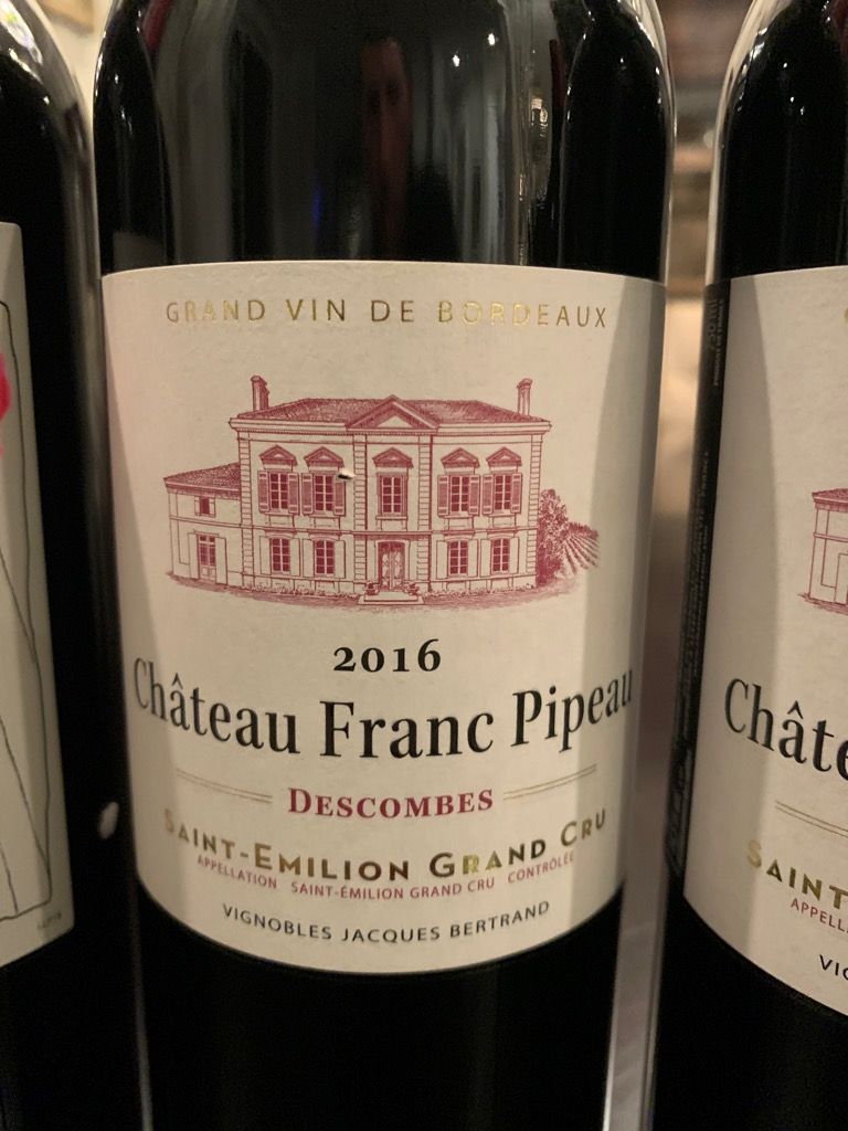 2016 Château Franc Pipeau Descombes France Bordeaux Libournais St