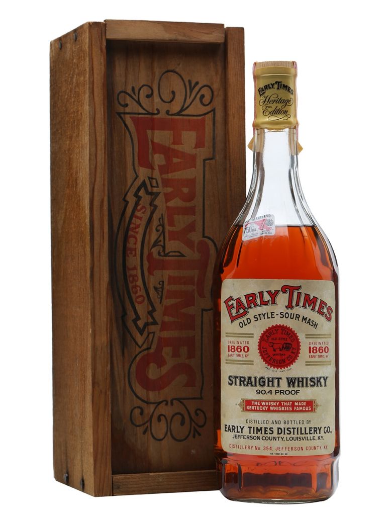 Early Times Distillery Co Heritage Edition Th Anniversary