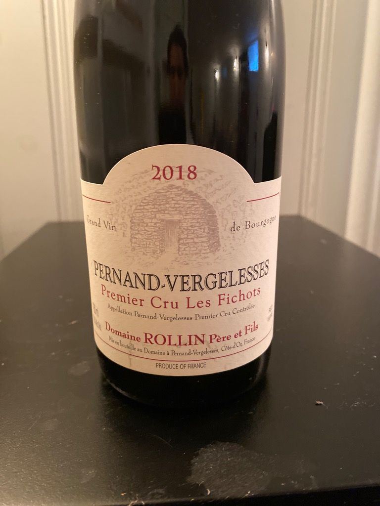 2018 Domaine Rollin Père et Fils Pernand Vergelesses 1er Cru Les