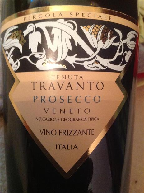 NV Tenuta Travanto Prosecco Italy Veneto Friuli Venezia Giulia