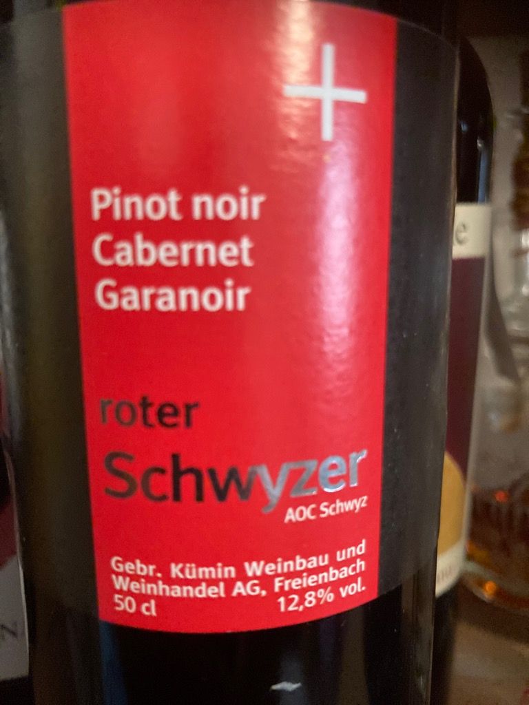 Gebr K Min Pinot Noir Switzerland Eastern Switzerland Z Rich