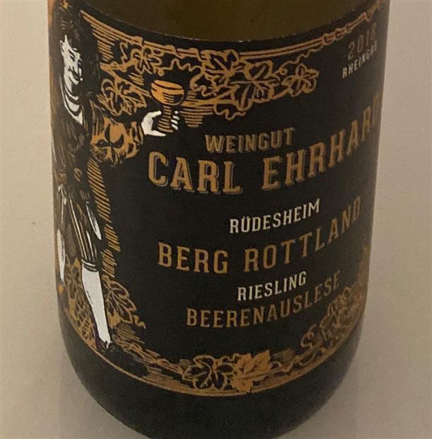 2002 Carl Ehrhard Rüdesheimer Berg Roseneck Riesling Beerenauslese