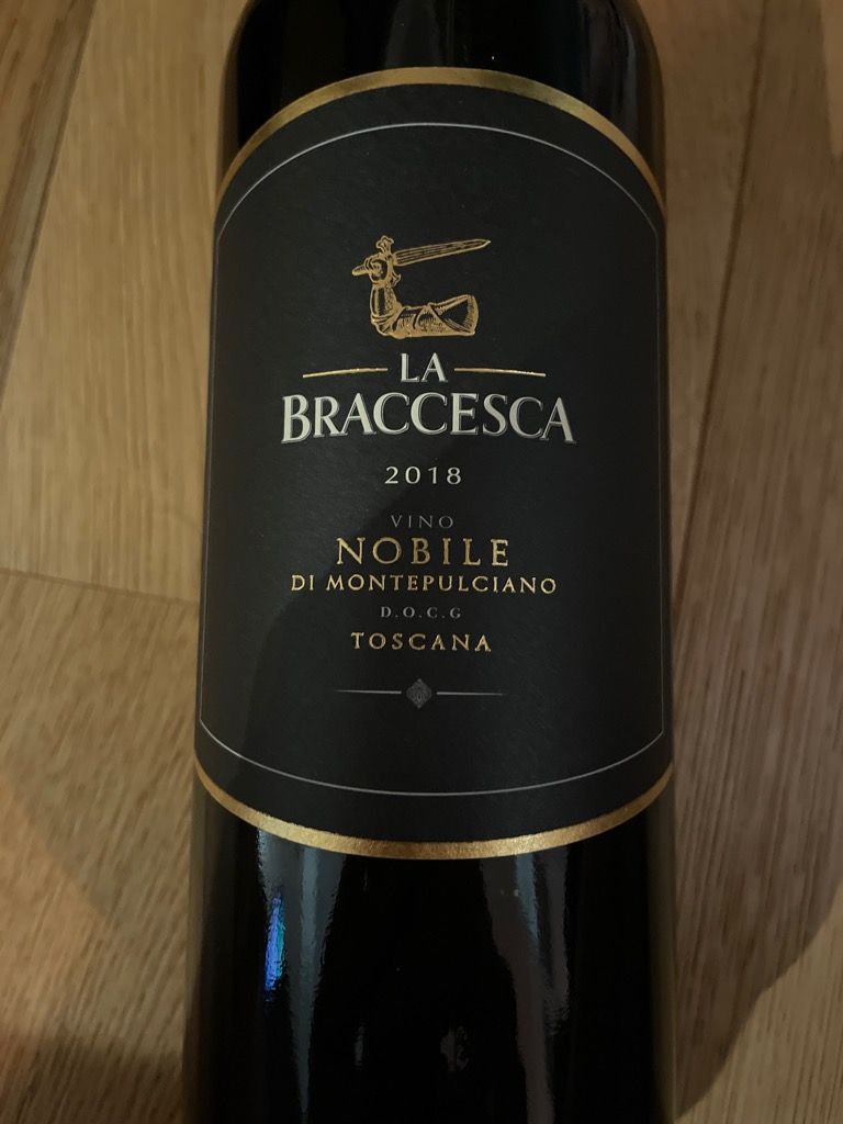 2018 La Braccesca Antinori Vino Nobile Di Montepulciano Italy