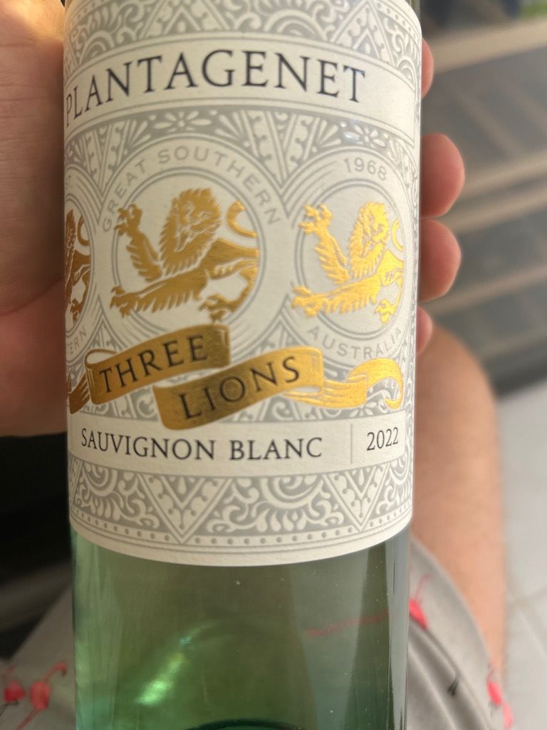 2022 Plantagenet Sauvignon Blanc Three Lions Australia Western