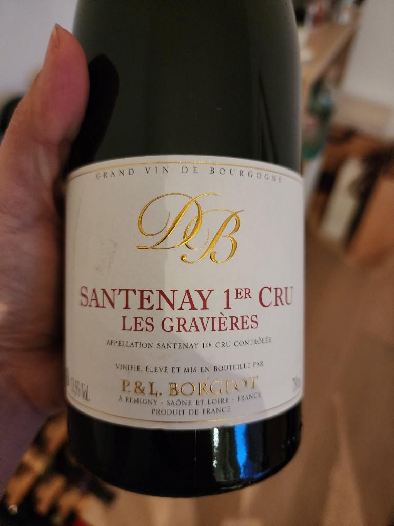 2020 P L Borgeot Santenay 1er Cru Gravières France Burgundy Côte de