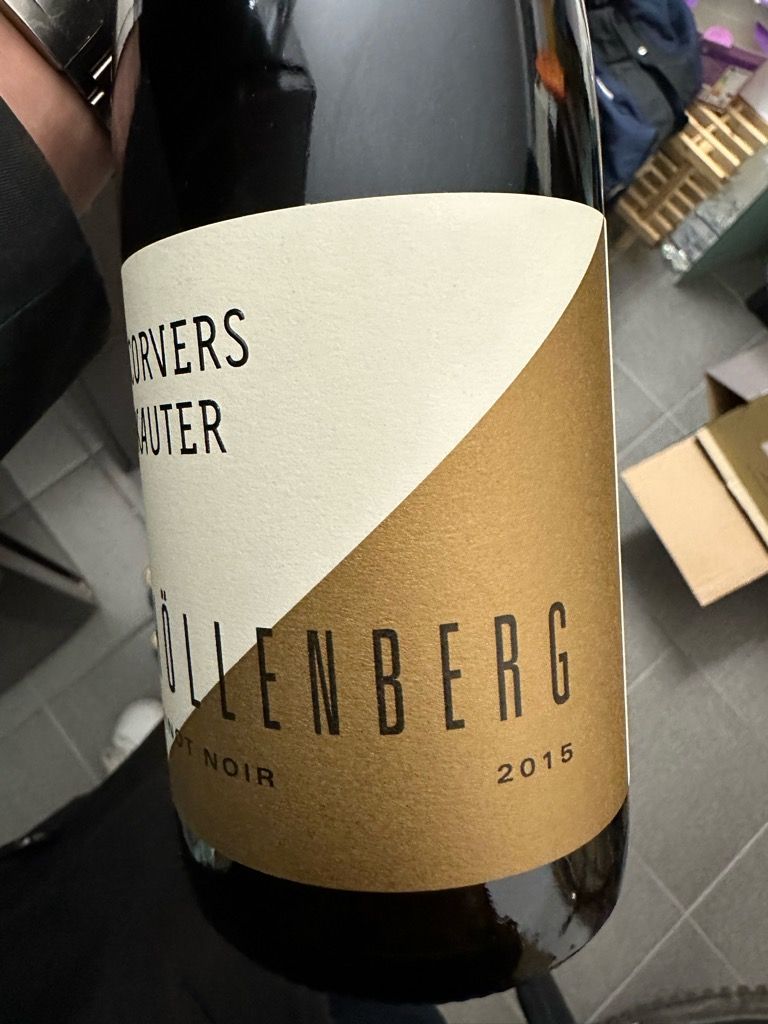 2015 Dr Corvers Kauter Höllenberg Pinot Noir Germany Rheingau