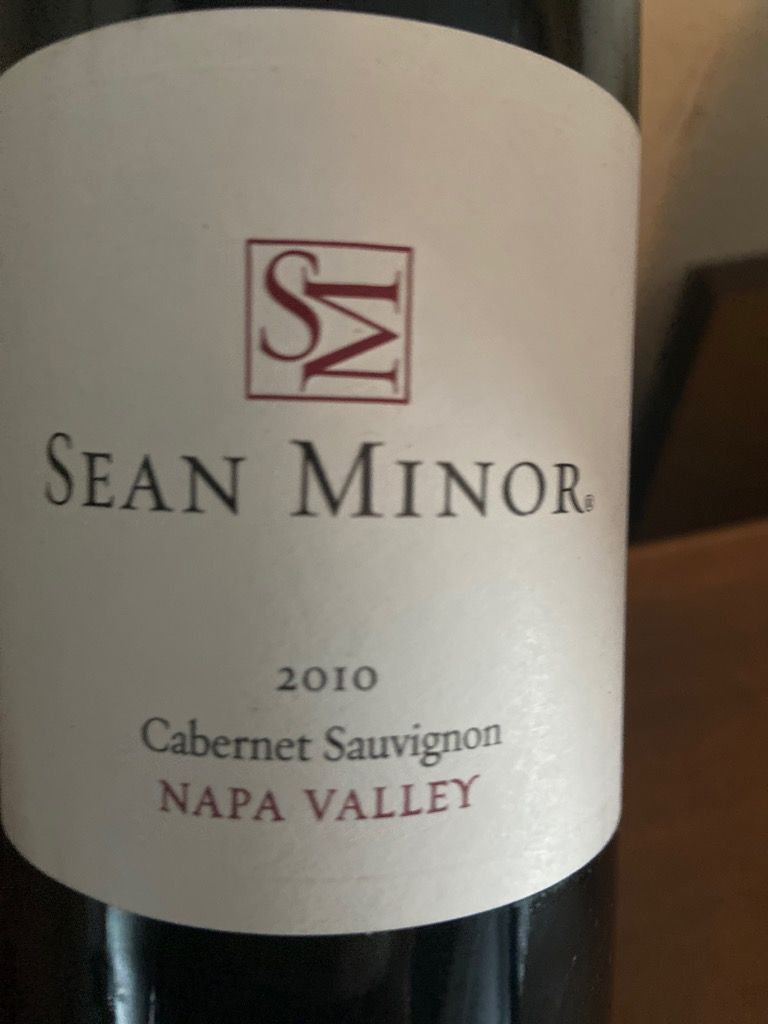 Sean Minor Cabernet Sauvignon Usa California North Coast