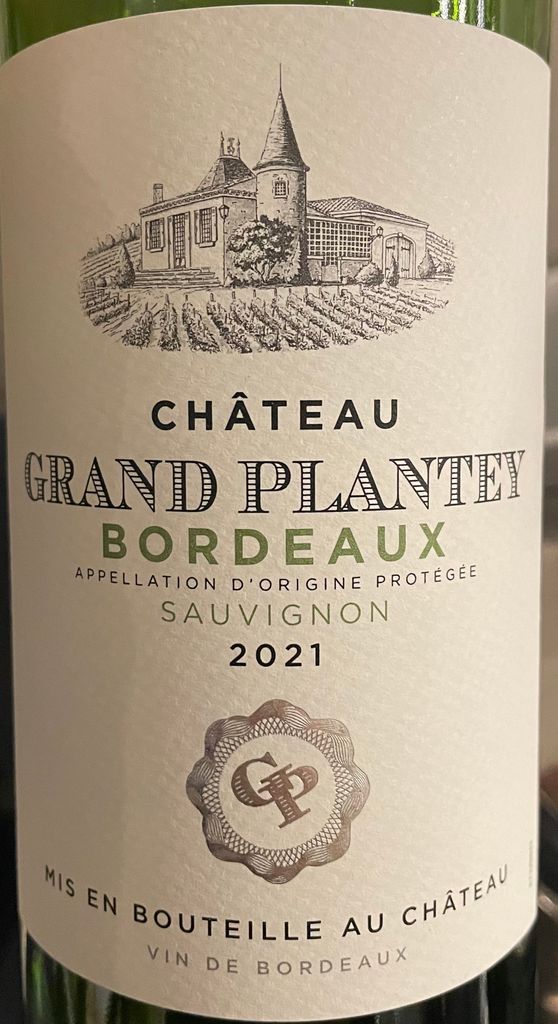 2021 Château Grand Plantey Blanc France Bordeaux CellarTracker