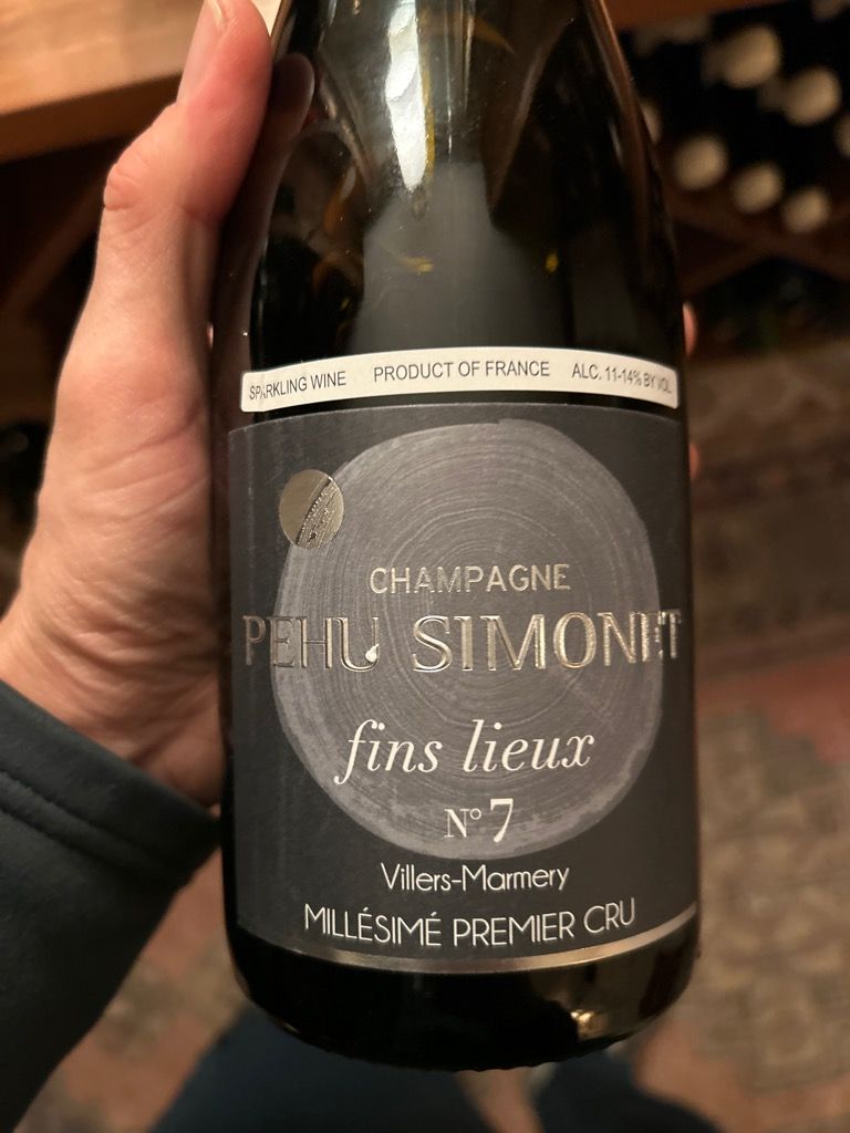 2015 Pehu Simonet Champagne Premier Cru Fins Lieux No 7 Villers Marmery