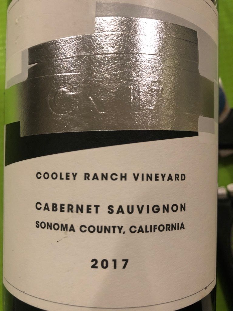 Rowen Wine Cabernet Sauvignon Cooley Ranch Usa California