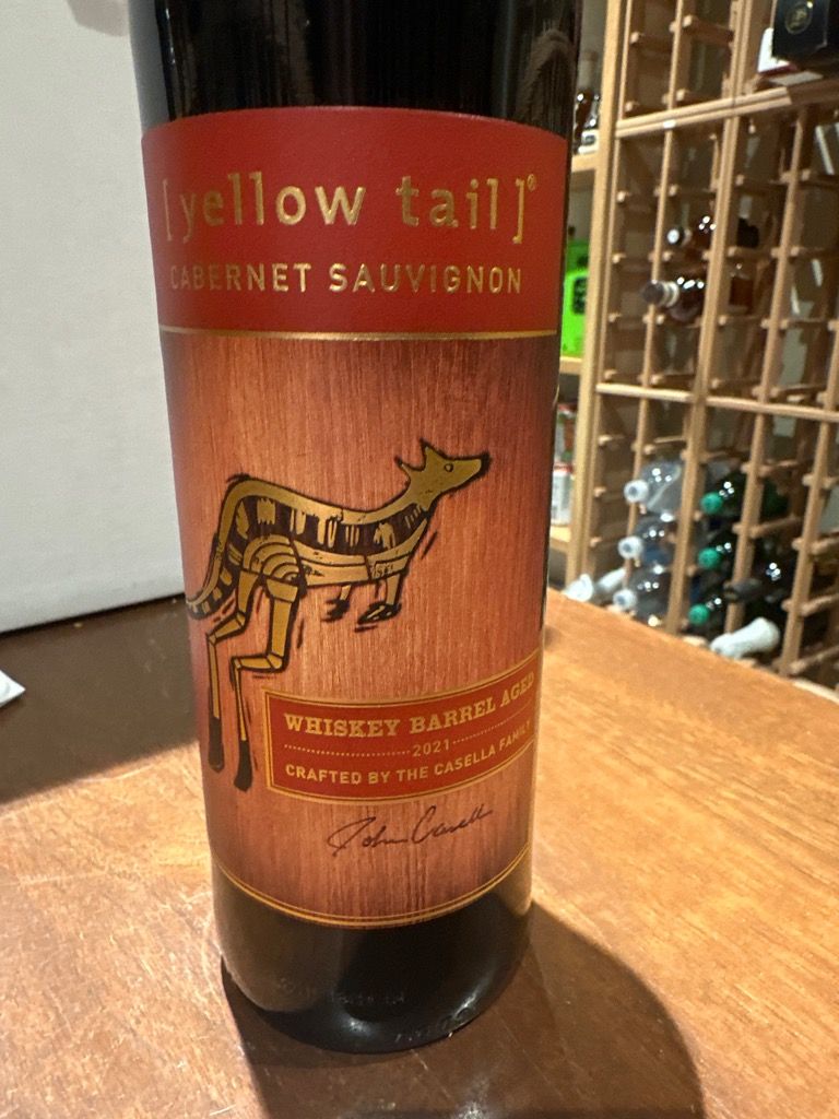 Yellow Tail Cabernet Sauvignon Whiskey Barrel Aged Australia