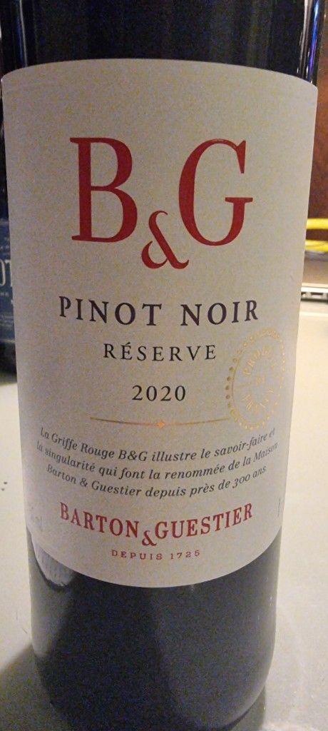 Barton Guestier Pinot Noir Le De Beaut Reserve France